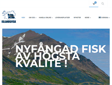 Tablet Screenshot of islandsfisk.se